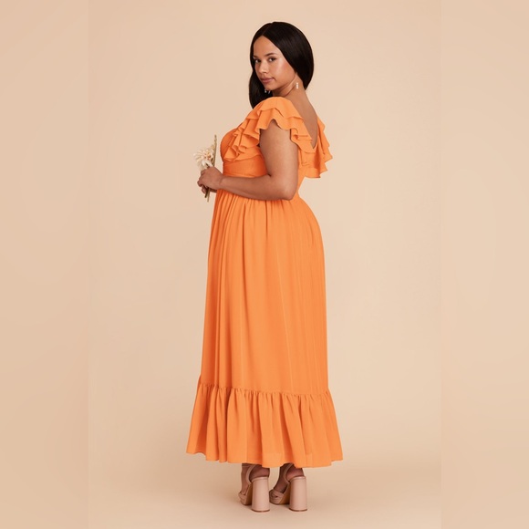 Birdy Grey Michelle Dress Chiffon Apricot NEW size 3X - Picture 2 of 10